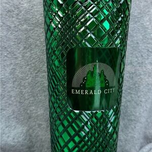 Starbucks Wicked Emerald City Tumbler with Straw Topper